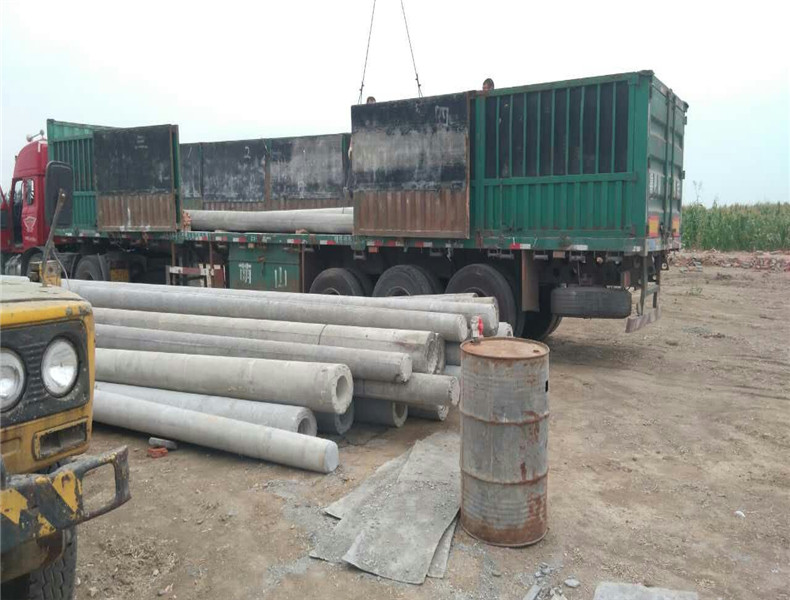 安徽蒙城15米190預應力電桿扶貧項目電網(wǎng)改造